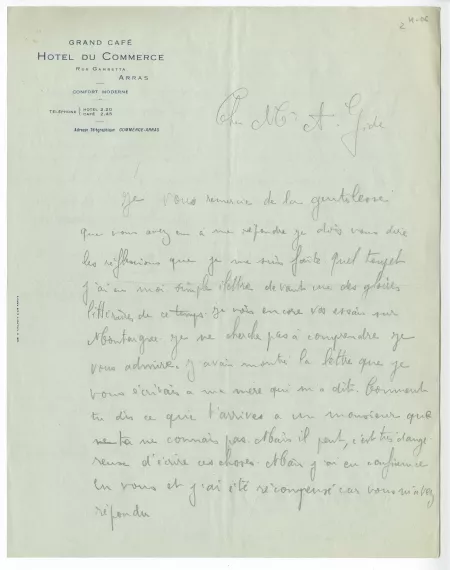 H-06-p P J Ducrocq à A Gide 20 sept 1930 p2 recto