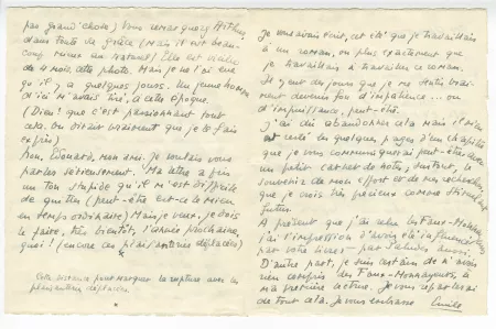 I-05-a-11 É Dana à A Gide 31 déc 1930 verso