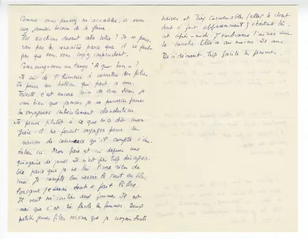 I-05-a-14 É Dana à A Gide 07 juil 1931 p1 verso