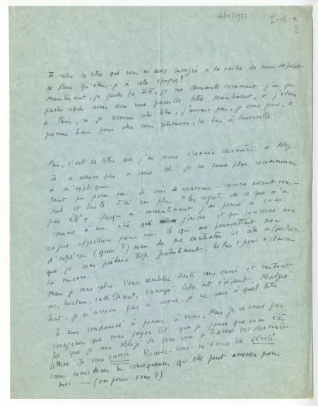 I-05-a-16 É Dana à A Gide 06 janv 1932 p2