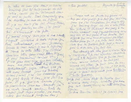 I-05-a-8 É Dana à A Gide 25 nov 1930 recto