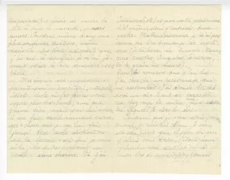 I-05-c-1 A Mordo à A Gide 26 mai 1929 verso