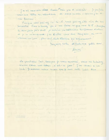 I-05-c-6 A Mordo à A Gide 13 juil 1931 p2 verso