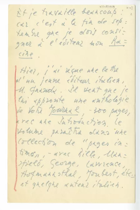 K-03-ao G Vigorelli à A Gide 03 août 1939 p2