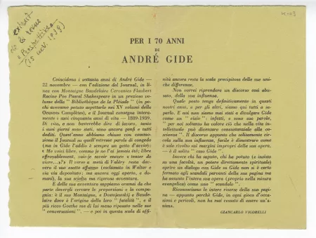 K-03-aq G Vigorelli sur A Gide 15 nov 1939 recto