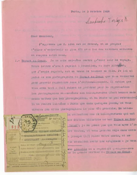 N-06-j A Gide à G Kilpper 03 oct 1929 p0