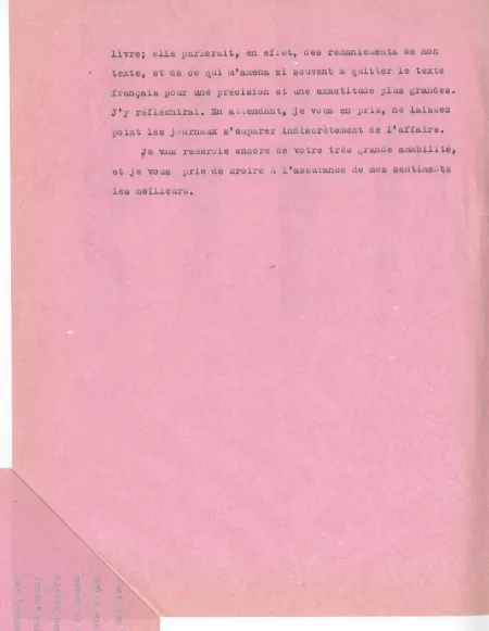 N-06-l A Gide à G Kilpper 16 nov 1929 p2