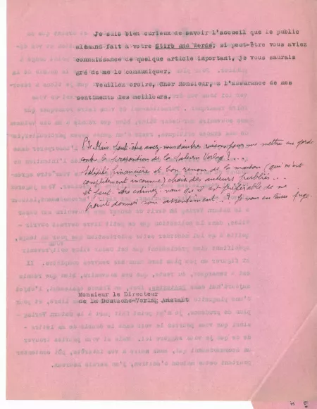 N-06-z A Gide à G Kilpper 19 nov 1929 p2 verso