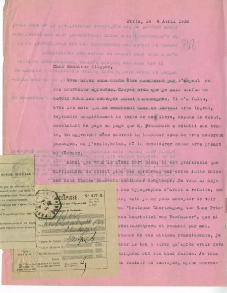 N-08-aa A Gide à G Kilpper 04 avril 1930 0b