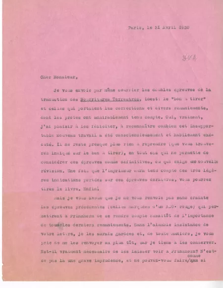 N-08-ac A Gide à G Kilpper 21 avril 1930 p1