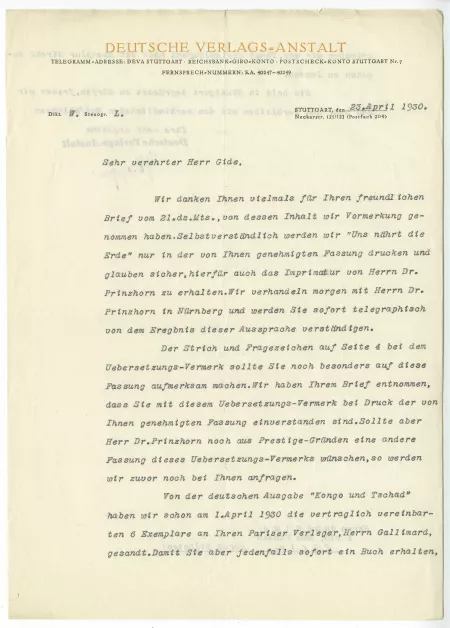 N-08-ae G Kilpper à A Gide 23 avril 1930 recto