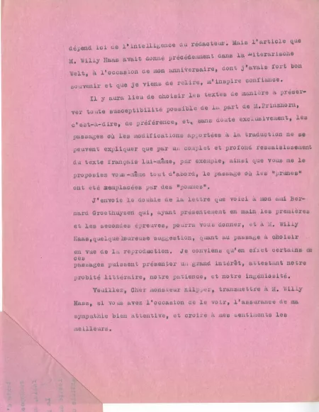 N-08-h A Gide à G Kilpper 17 janv 1930 p2