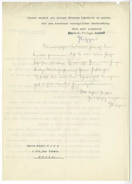 N-08-n G Kilpper à A Gide 27 janv 1930 verso