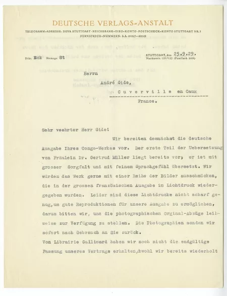 N-09-an G Kilpper à A Gide 25 sept 1929 recto