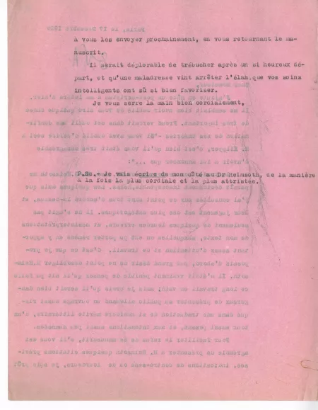N-10-a A Gide à G Kilpper 17 déc 1929 verso