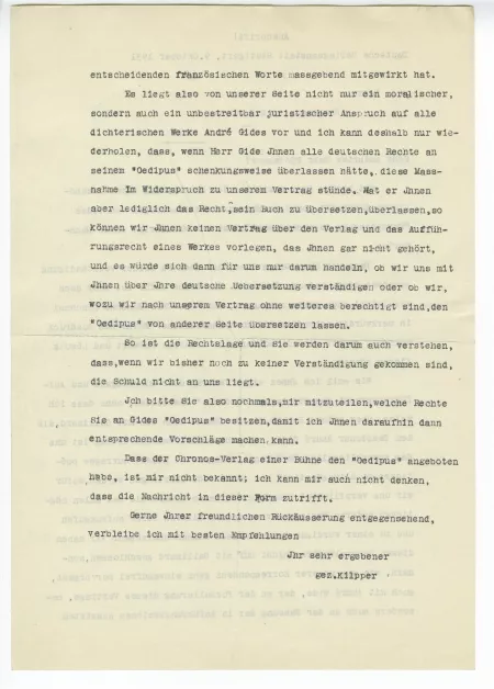 N-11-l GK à EC 09 oct 1931 verso