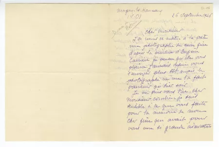O-06-e H Bonheur à A Gide 26 sept 1946 recto