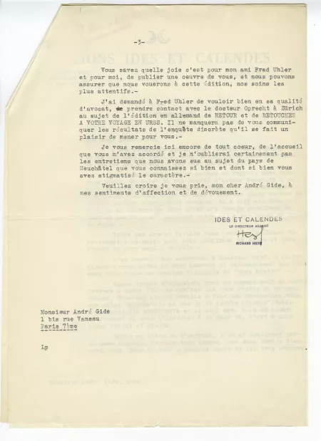 O-06-o Heyd à Gide 11 oct 1945 p3