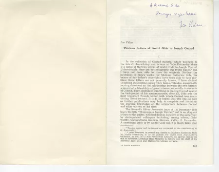 Q-05-cf 1967 letters of A Gide to J Conrad p01