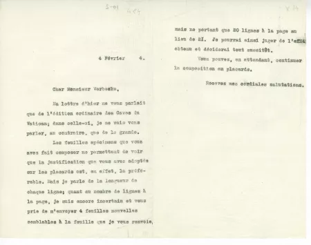 S-01-ah A Gide à E Verbeke 04 fév 1914