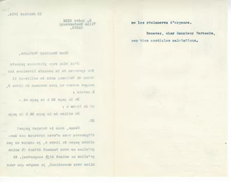 S-01-p A Gide à E Verbeke 10 janv 1914 verso