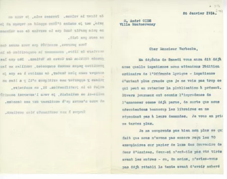 S-01-q A Gide à E Verbeke 26 janv 1914 recto
