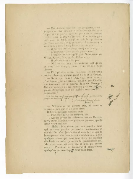T-05-d Corydon début épreuve corrigée annotée par A Gide p08