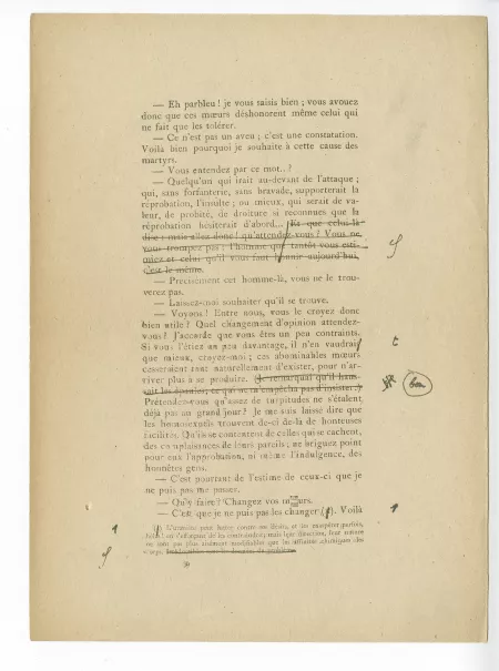 T-05-d Corydon début épreuve corrigée annotée par A Gide p09