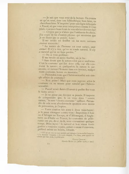 T-05-d Corydon début épreuve corrigée annotée par A Gide p21