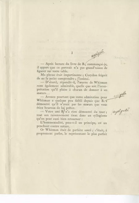 T-06-b Corydon épreuve corrigée annotée par M Van Rysselberghe p 013