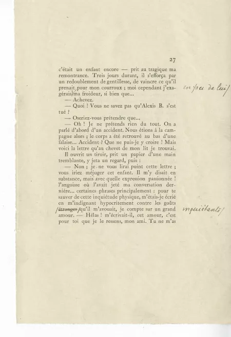 T-06-b Corydon épreuve corrigée annotée par M Van Rysselberghe p 027