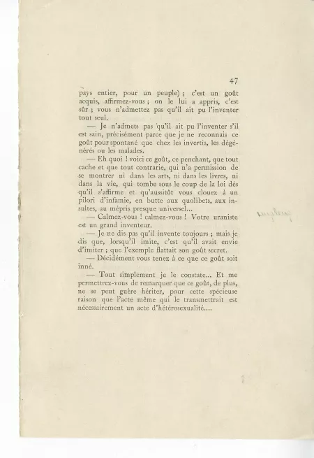T-06-b Corydon épreuve corrigée annotée par M Van Rysselberghe p 047