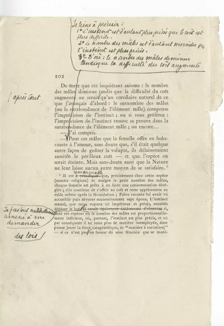 T-06-b Corydon épreuve corrigée annotée par M Van Rysselberghe p 102