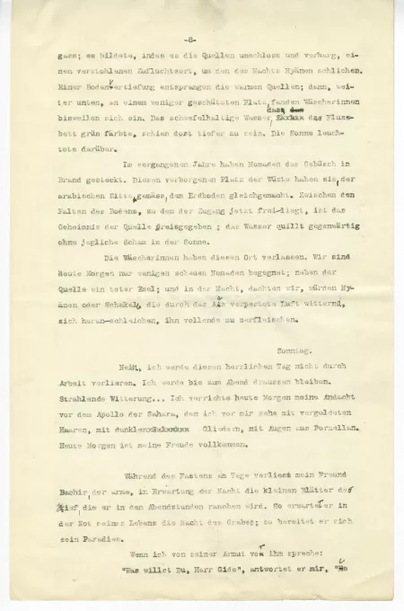 W-04-as A Gide Verzicht auf das Reisen trad O Sigall 1931 p 8