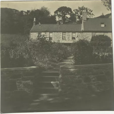 photographie de la maison louée par les Van Rysselberghe à St. Brelade, été 1907