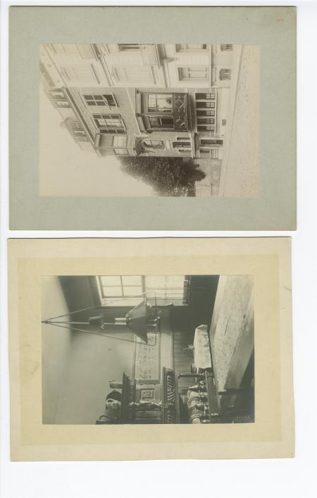 Photographie de la maison de Théo Van Rysselberghe, construite par son frère Octave, rue de l’Abbaye à Ixelles