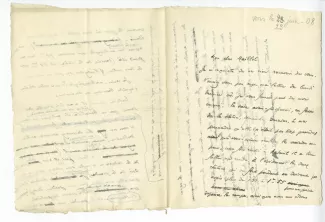 01-39-a A Gide à A Maillol 23 juin 1908 recto