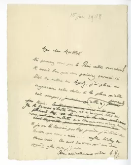 01-39-b A Gide à A Maillol 15 juin 1908