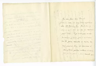 01-51-c A Gide à J-M Bernard dactylo manuscrit p 1 recto