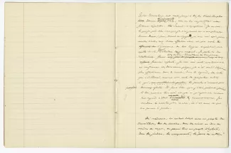 03-53-a A Gide Retour de l'URSS cahier 1 p04 verso & p05 recto