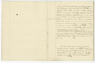 03-53-a A Gide Retour de l'URSS cahier 1 p05 verso & p06 recto