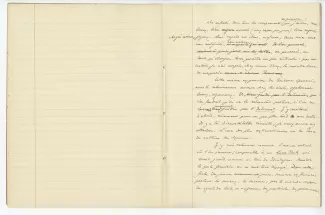 03-53-a A Gide Retour de l'URSS cahier 1 p07 verso & p08 recto