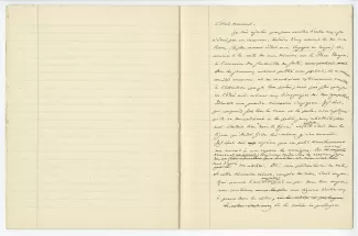 03-53-a A Gide Retour de l'URSS cahier 1 p13 verso & p14 recto