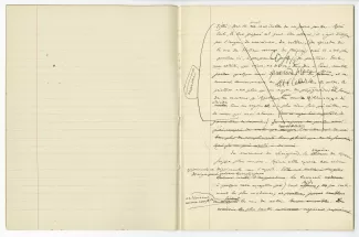 03-53-b A Gide Retour de l'URSS cahier 2 p01 verso & p02 recto