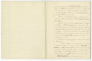 03-53-b A Gide Retour de l'URSS cahier 2 p03 verso & p04 recto