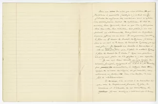03-53-b A Gide Retour de l'URSS cahier 2 p08 verso & p09 recto