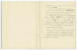 03-53-b A Gide Retour de l'URSS cahier 2 p09 verso & p10 recto