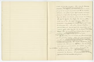 03-53-b A Gide Retour de l'URSS cahier 2 p12 verso & p13 recto