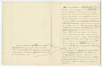 03-53-c A Gide Retour de l'URSS cahier 3 p08 verso & p09 recto