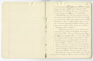 03-54-a A Gide Retour de l'URSS cahier 5 p02 verso & p03 recto